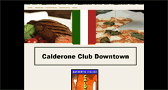 Desktop Screenshot of calderoneclub.net