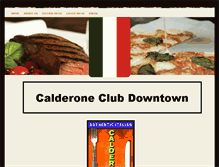 Tablet Screenshot of calderoneclub.net